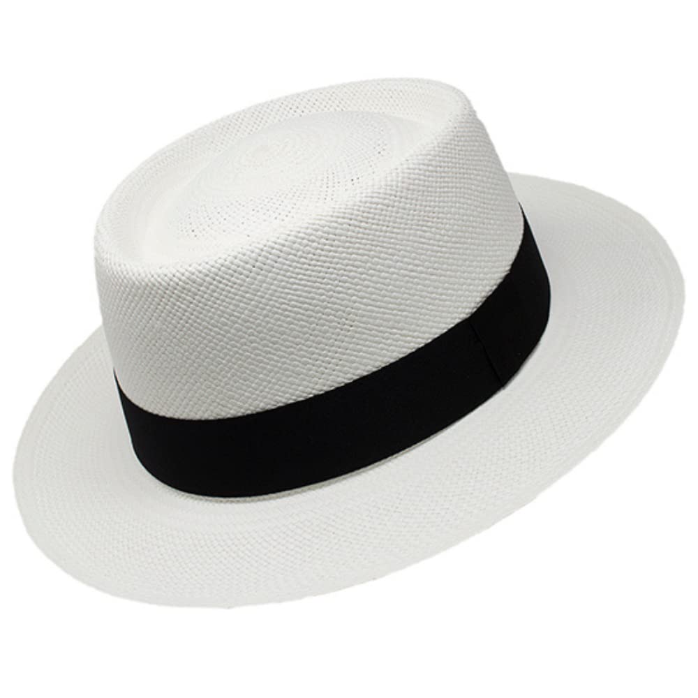 Gamboa Panama Hut Herren und Damen Sommer Borsalino Strohhut Panamahut Sonnenhut UV-Schutz UPF50+ 56
