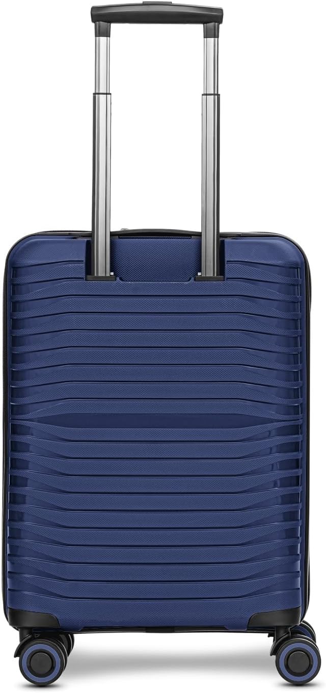 Stratic Shine Handgepäck Koffer & Trolley | Ausgestattet mit 4 360° drehbare Rollen, arretierbarer G