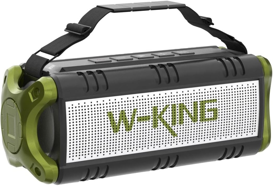 W-KING 50W(70W Gipfel) Bluetooth Lautsprecher IPX6 Wasserdicht, 24 Stunden Laufzeit, 8000mAh Power B