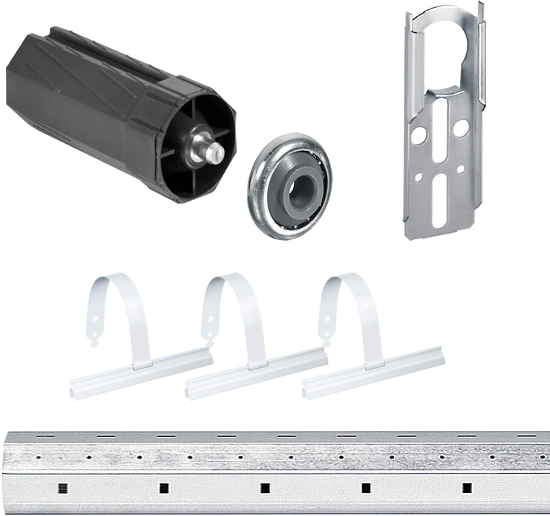 NOBILY Rolladen-Komplett-Set f. 60mm Achtkantwelle Mechanischer Funk Maxi-Rolladenmotor PR5 10Nm + M