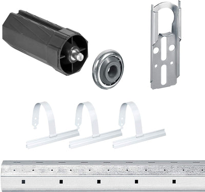 NOBILY Rolladen-Komplett-Set f. 60mm Achtkantwelle Mechanischer Funk Maxi-Rolladenmotor PR5 10Nm + M