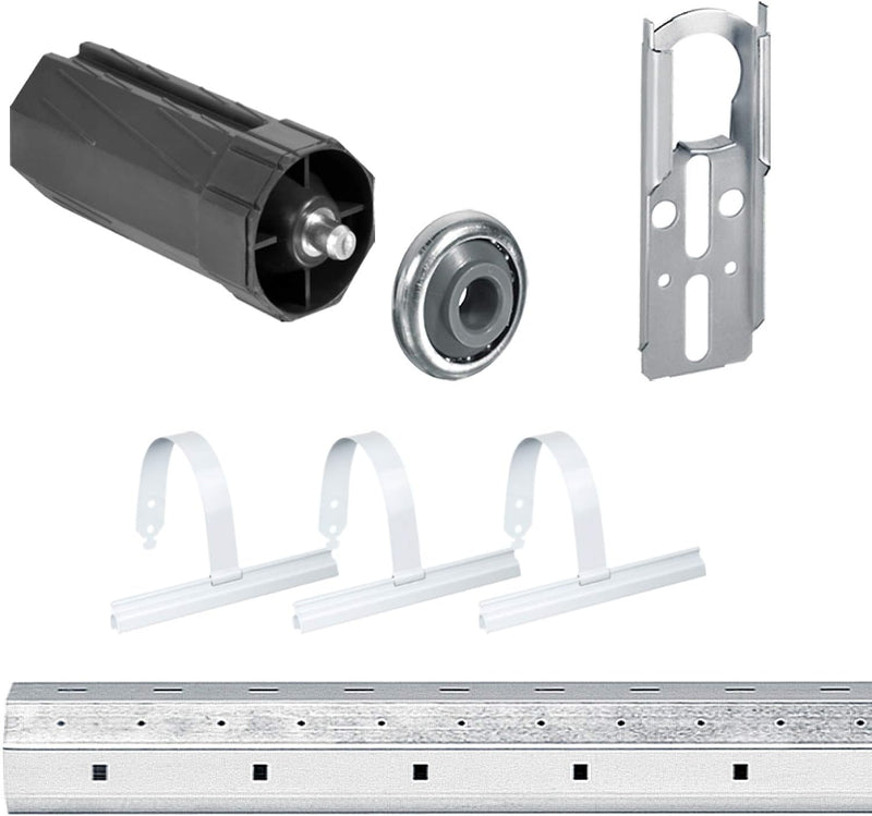 NOBILY Rolladen-Komplett-Set f. 60mm Achtkantwelle Mechanischer Funk Maxi-Rolladenmotor PR5 10Nm + M