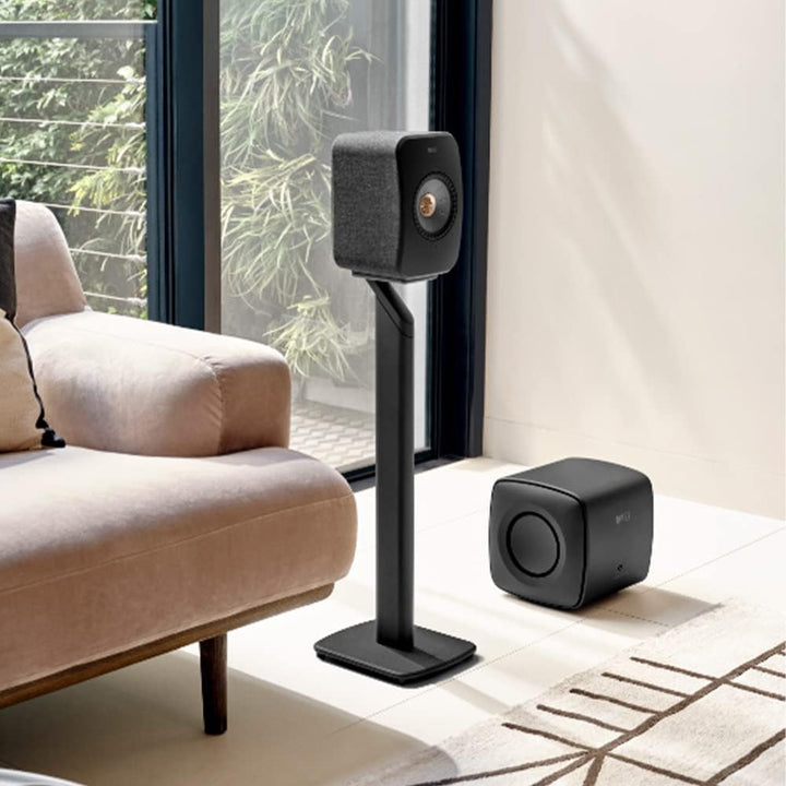 KEF S1 Standfuss für LSX- und LSX II-Aktivlautsprecher (Paar), Grau LSX S1 Grau, LSX S1 Grau