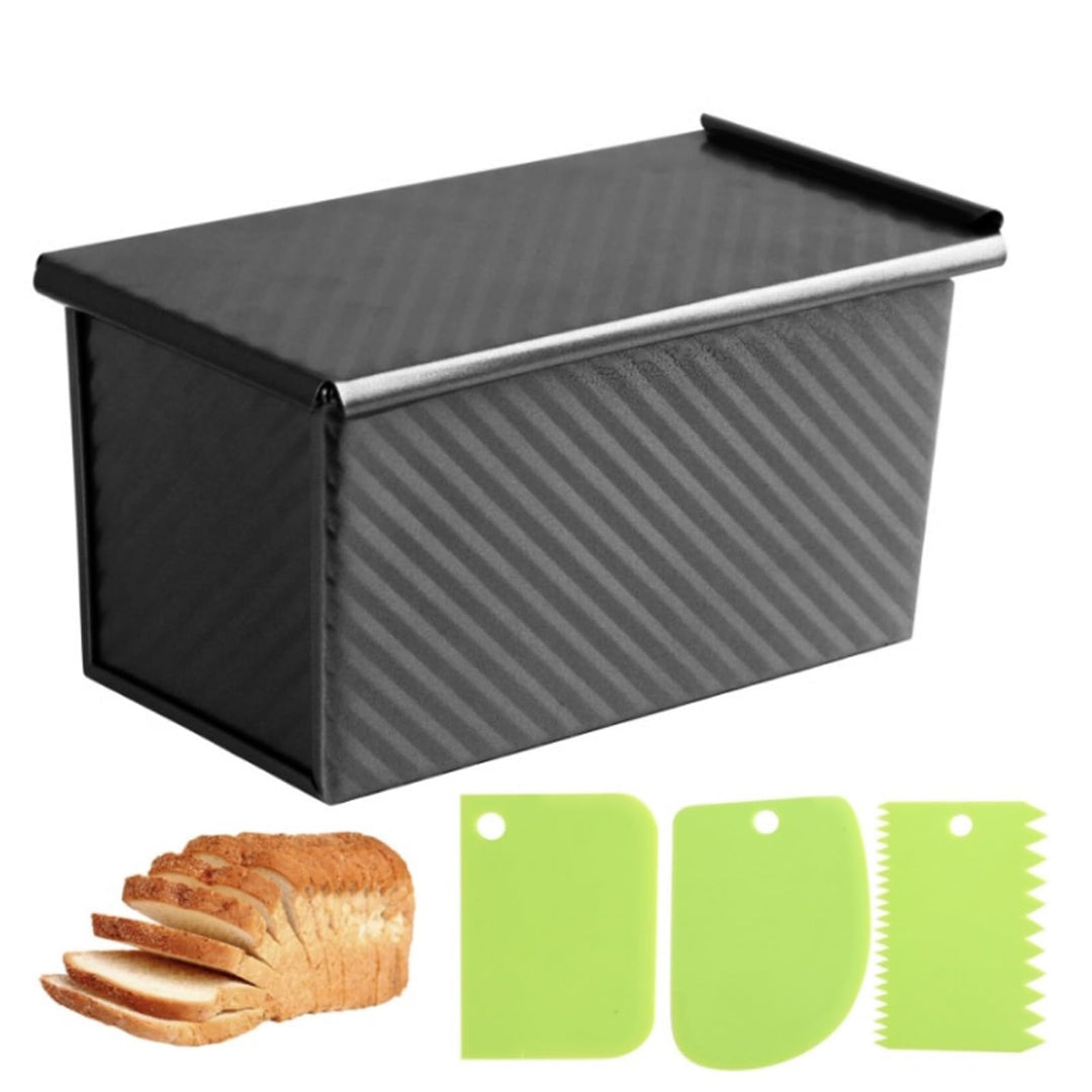 Brotform, Brotkastenform, Pullman-Kastenform mit Deckel, Brotformen für selbstgemachtes Brot, Pullma