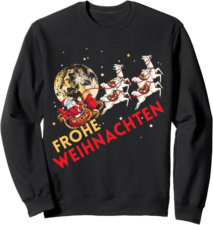 Geschenk Jungen Kinder Weihnachtsmann Frohe Weihnachten Sweatshirt