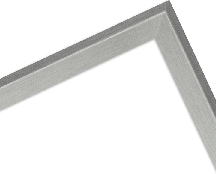 WANDStyle Bilderrahmen 24x30 Silber, Vintage Bilderrahmen Holz, hochwertiger Holzbilderrahmen, Poste