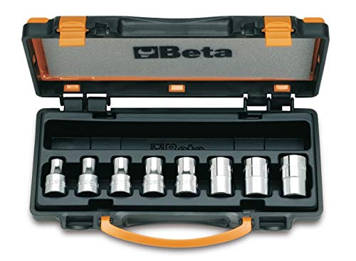 Beta 920FTX/C8 - Steckschlüsselsatz, 8teilig, für Torx®-Schrauben (Art. 920FTX), im Kasten