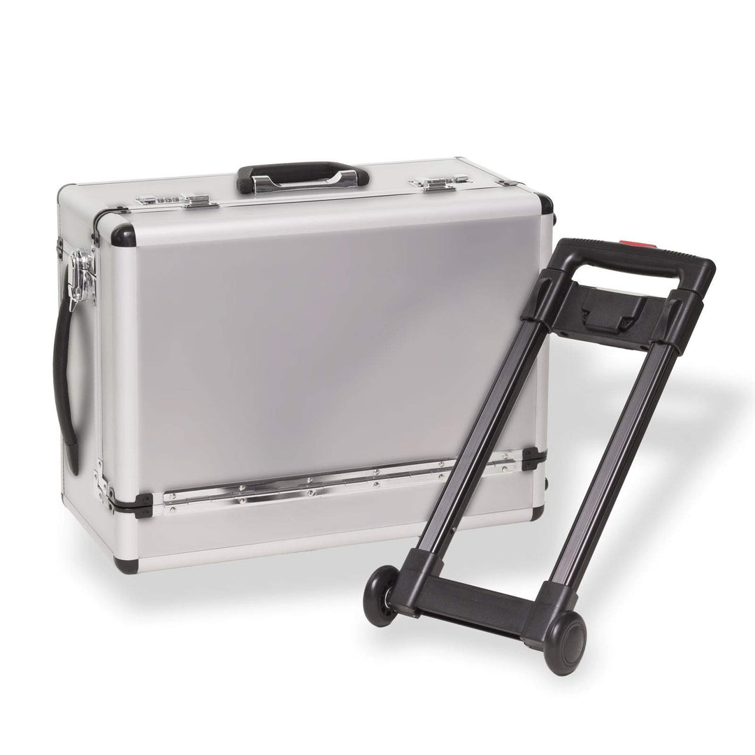 Trolley Alu-Koffer "Silver Stripe" / Pilotenkoffer