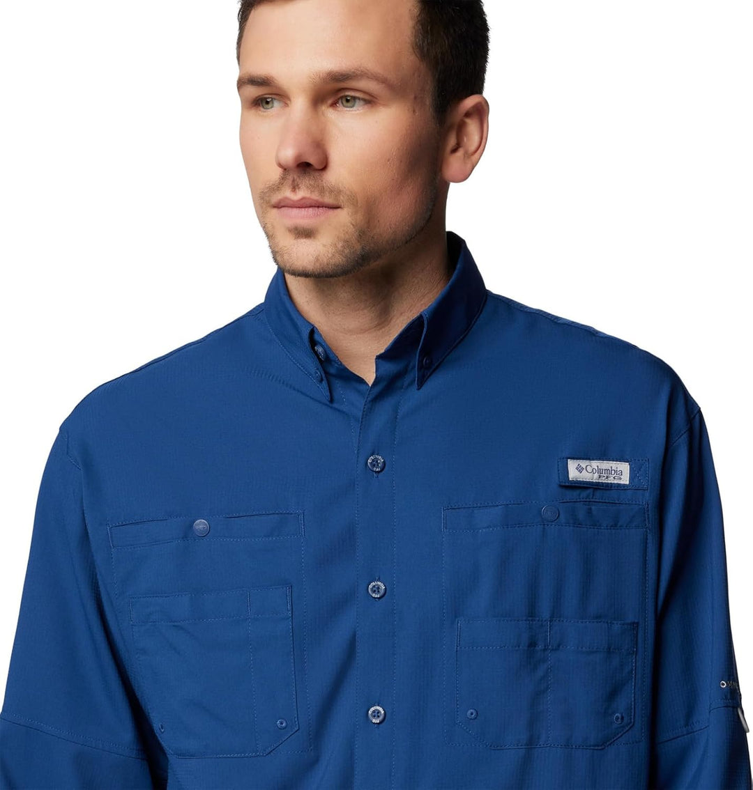 Columbia Herren Tamiami Ii Long Sleeve Shirt Langarmshirt S Carbon, S Carbon