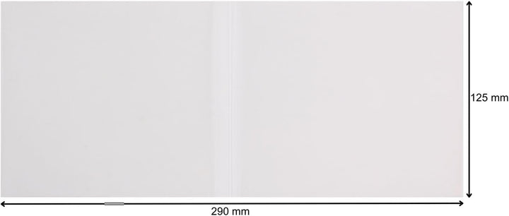 Mari-Medienverpackungen 100 Stück unzerbrechliche CD DVD Blu-ray Doppelhüllen aus glasklaren Folie 1