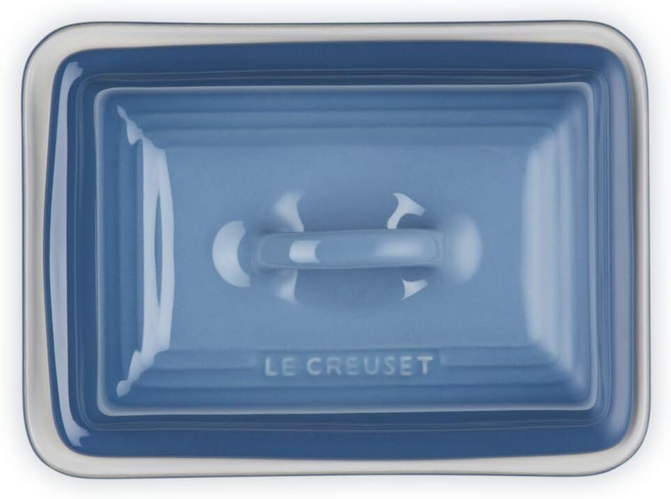 Le Creuset Butterdose aus Steinzeug, 900 g, 17 x 12.5 x 9 cm, Chambray, 70837174340000