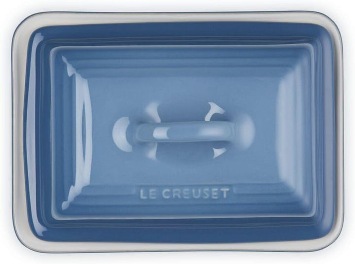 Le Creuset Butterdose aus Steinzeug, 900 g, 17 x 12.5 x 9 cm, Chambray, 70837174340000