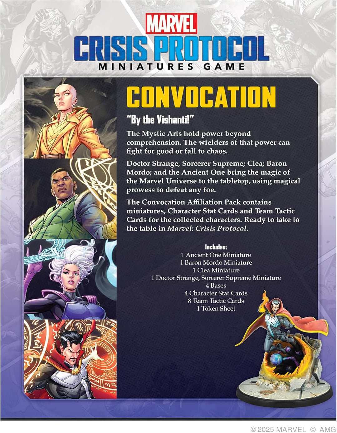 Asmodee, Marvel: Crisis Protocol – Convocation, Affiliation Pack, Atomic Mass Games, Tabletop, 2 Pla