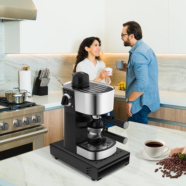 Kaffee Klopf Box Behälter, Sudschublade für Espresso Siebträgermaschine Verdickter Espresso Satz Beh