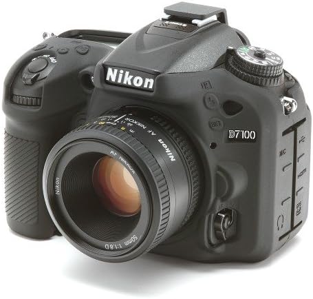 EasyCover - Silikon Kameratasche - Schutz für Ihre Kamera - Nikon D7100/D7200 - Schwarz