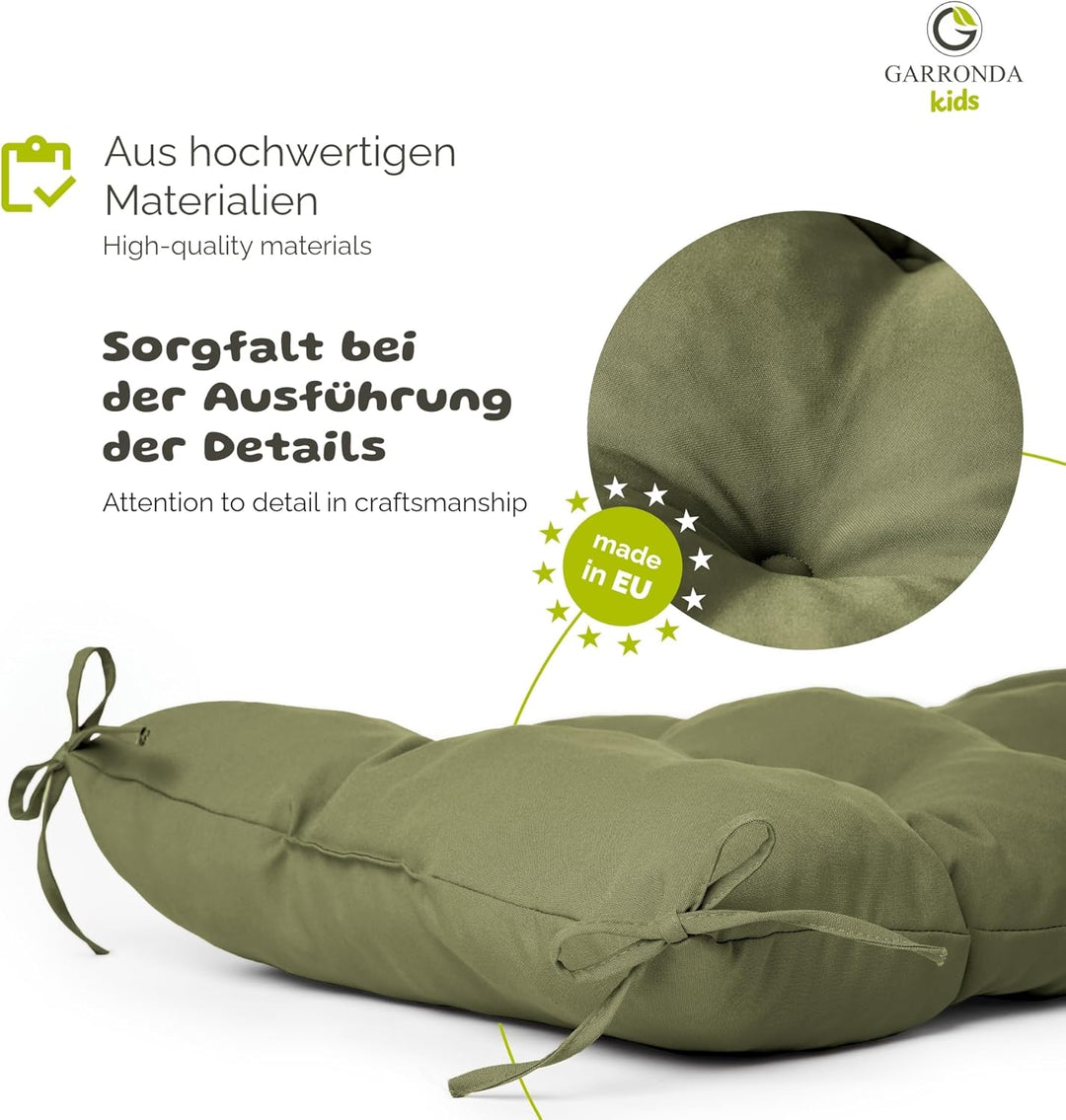 Kissen für Kletterbogen Montessori Spielzeug ab 1 Jahr GD-0063 (Olivgrün Kissen für Kletterbogen), O