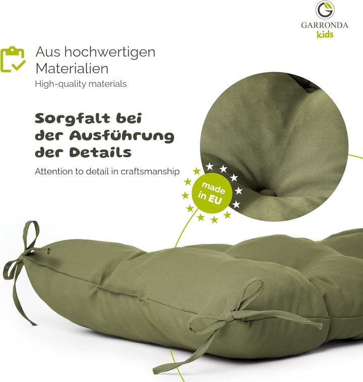 Kissen für Kletterbogen Montessori Spielzeug ab 1 Jahr GD-0063 (Olivgrün Kissen für Kletterbogen), O