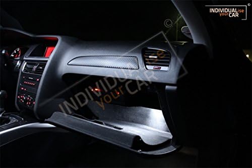 INDIVIDUALise your CAR Innenraumbeleuchtung SET für A4 B8 Avant (Pure-White) Reinweiss, Pure-White