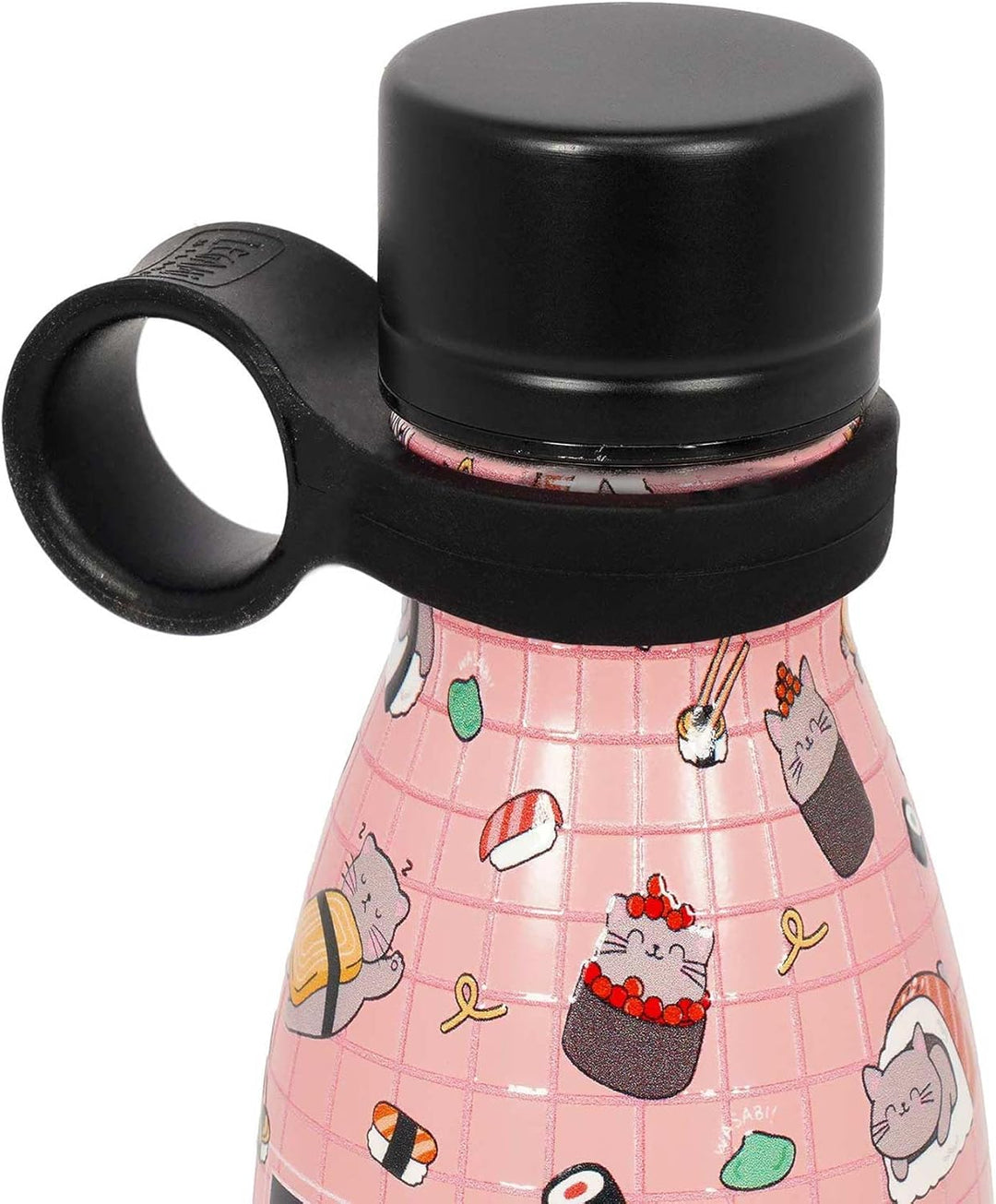 Legami - Vacuum Bottle Hot & Cold Mini, Sushi Cat, Leichte und widerstandsfähige Thermosflasche, Her