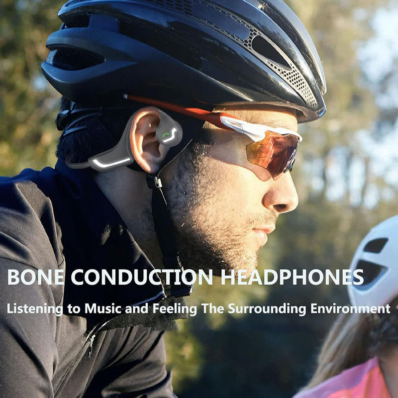 ESSONIO Sportkopfhörer Bluetooth,Open Ear Sport Kopfhörer, Bone Conduction Kopfhörer Bluetooth 5.0 W
