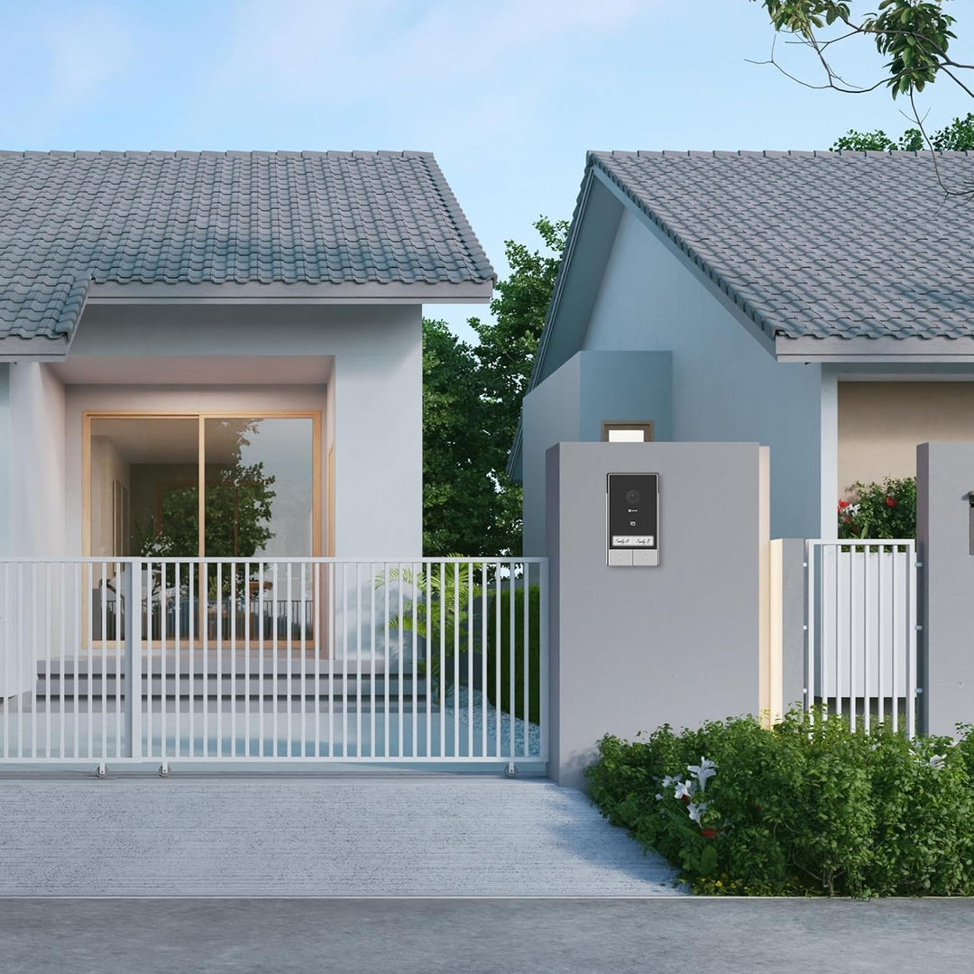 EZVIZ 2K Video Türklingel Kit mit Türsprechanlage & Doppelten 7-Zoll-Farb-Touchscreens, KI Personene