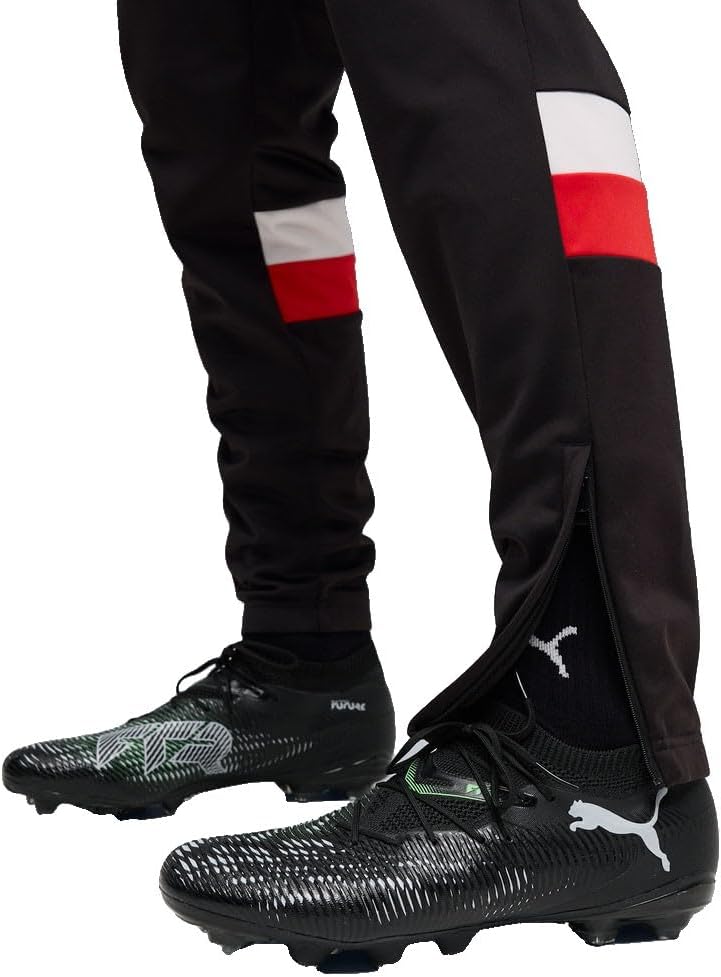 PUMA Herren Individueller Tracksuit Trainingsanzug (1er Pack) S PUMA Black-PUMA White-PUMA Red, S PU