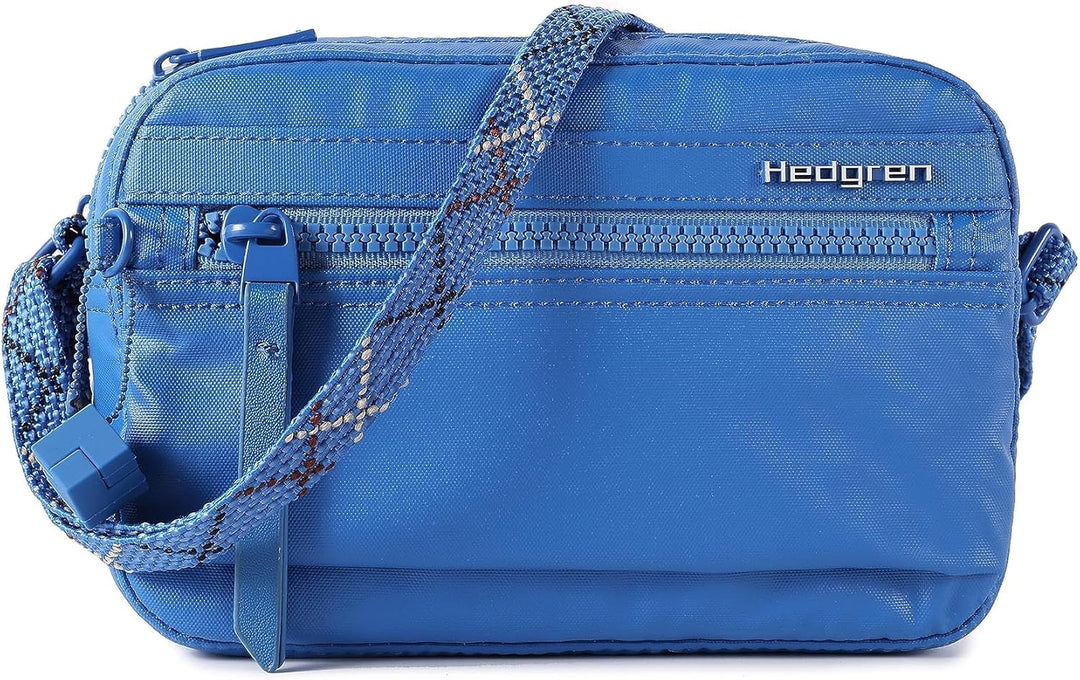 Hedgren Unisex Maia Umhängetasche S Blau (Creased Strong Blue), S Blau (Creased Strong Blue)