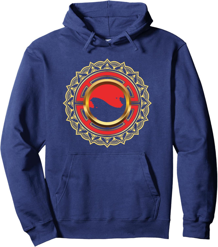 Schwein Mandala Schweinchen Niedlich Harmonie Tier Geschenk Pullover Hoodie