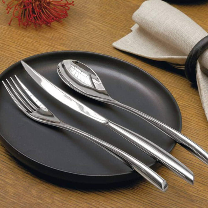 Rosenthal - Sambonet - Besteck-Set, Steakbesteck - 24tlg. - Bamboo - Edelstahl 18/10