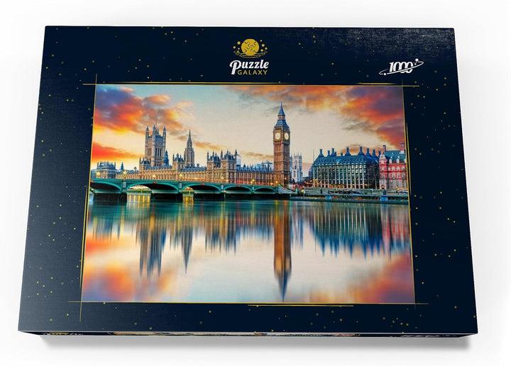 Big Ben und Parlamentsgebäude, London, England - Premium 1000 Teile Puzzle - MyPuzzle Sonderkollekti