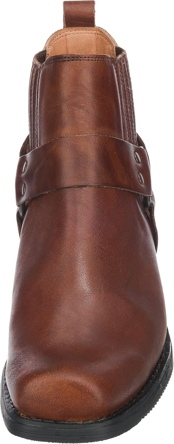 City Biker Westernstiefel Kurzstiefel Motorrad Stiefel Biker Braun 44