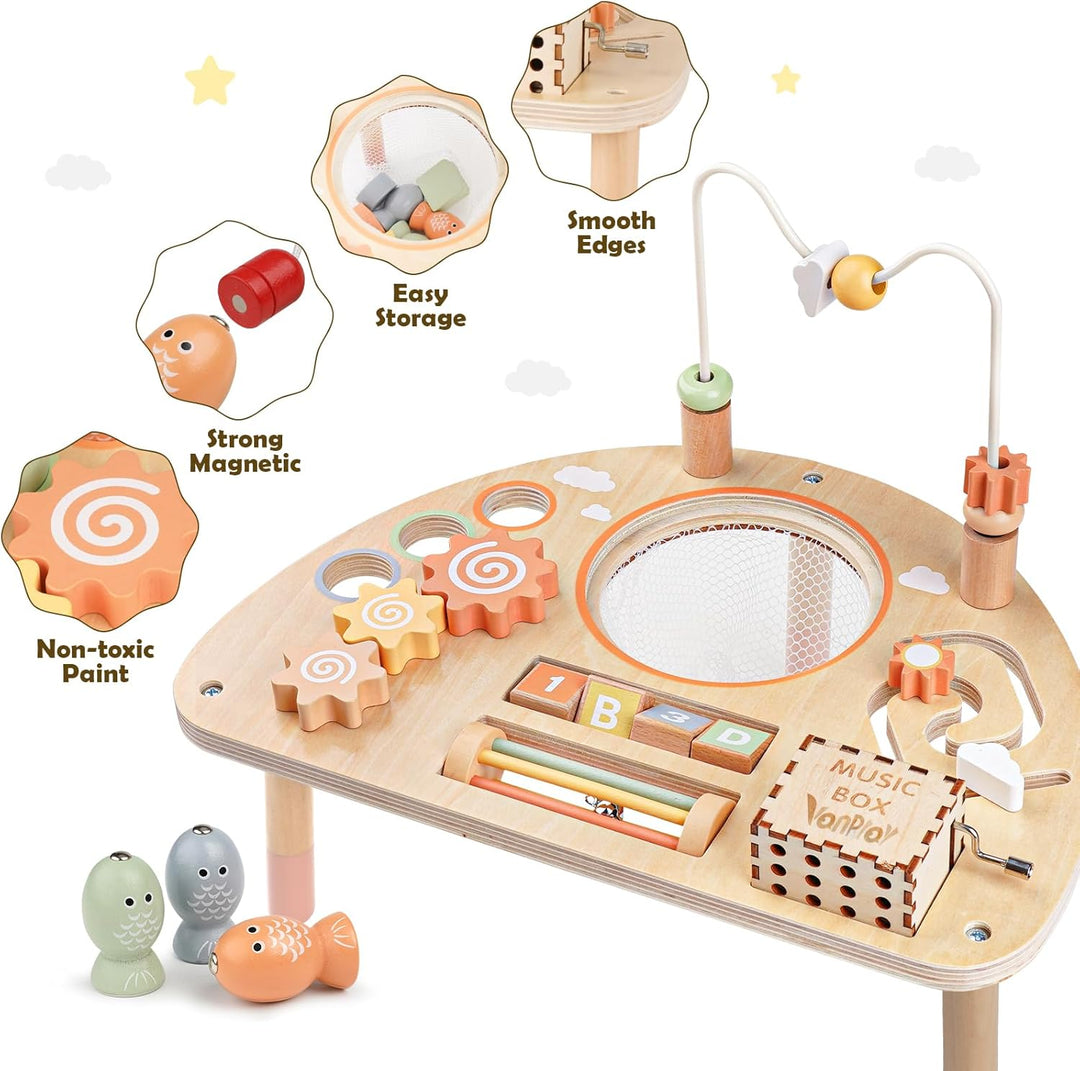 Vanplay Spieltisch Ab 2 Jahr Baby Spielzeug Spieltisch Kinderspielzeug Montessori Spielzeug 2 3 4 5