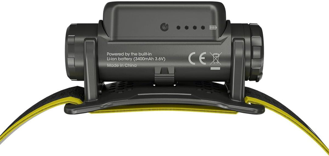 Nitecore Stirnlampe NU43, leicht, USB-C-aufladbare LED Kopflampe, 1400 Lumen, 130 m Leuchtweite, Rot