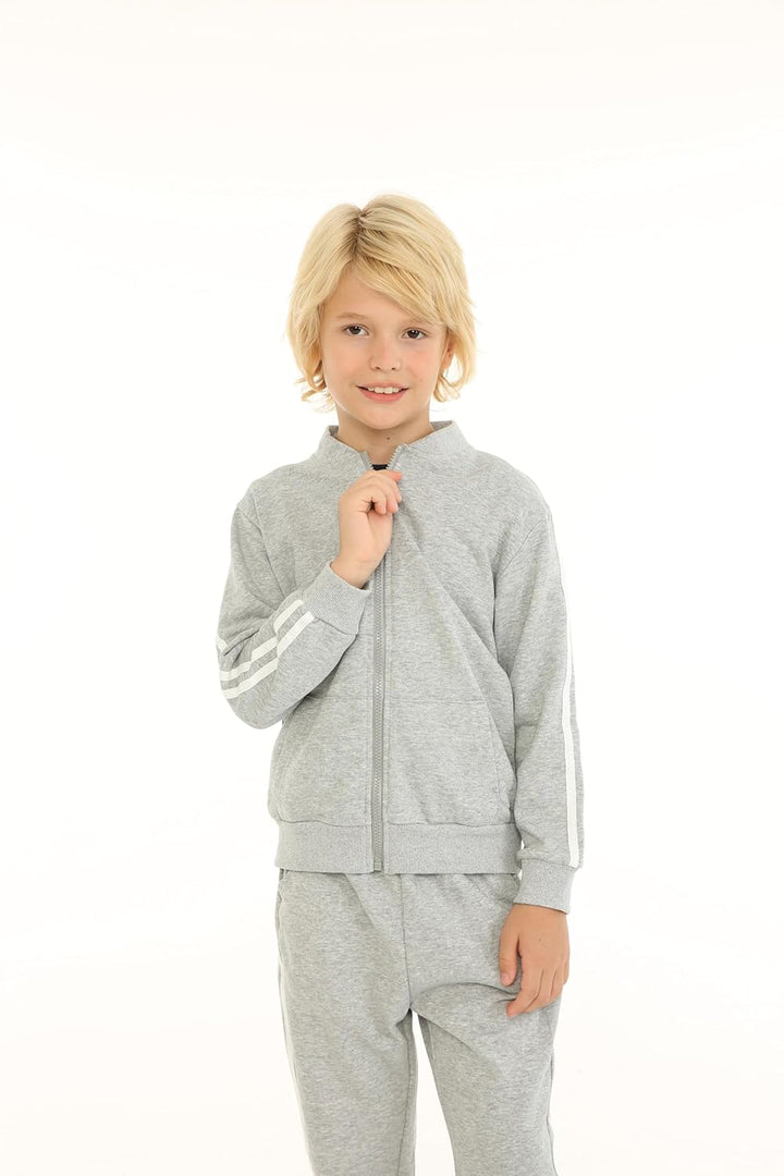 Mud Kingdom Kleine Jungs Jogger Set Langarm-Freizeitoberbekleidung Lässiges Schwarz 3 Jahre, Lä