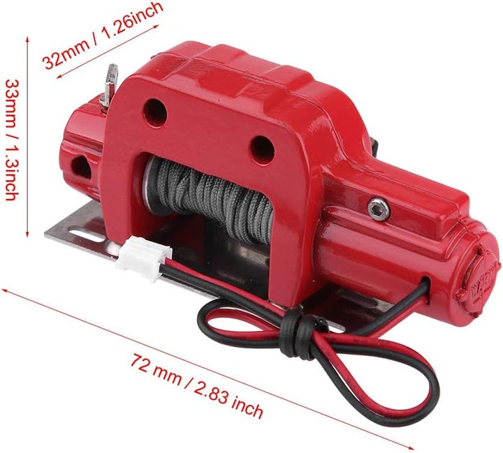 Dilwe RC 1/10 Crawler Winch, Funkfernbedienung Empfänger für Traxxas HSP Redcat RC 4WD