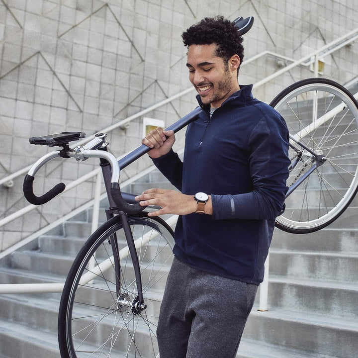 DELTA Smartphone-Halterung für das Fahrrad, für iPhone, Android, Samsung, HTC, wasserdicht grau, gra