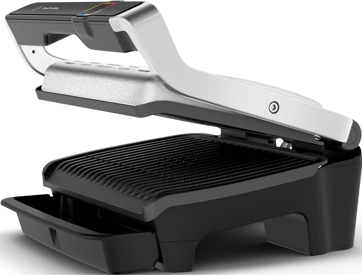 Tefal GC750D30 Elektro, Tisch Kontaktgrill Grillfunktion Schwarz, Silber Single, Single