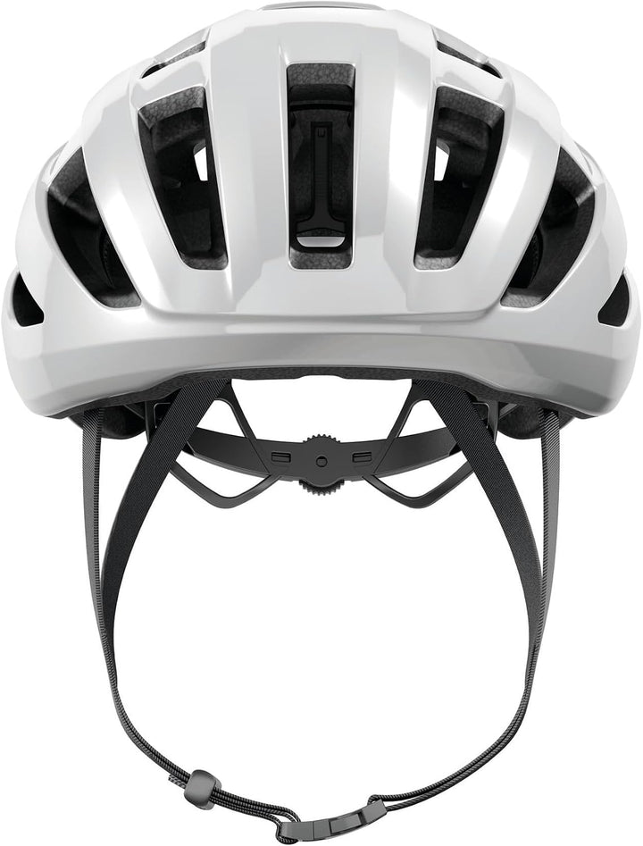 ABUS Rennradhelm PowerDome - leichter Fahrradhelm mit cleverem Belüftungssystem und aerodynamischem