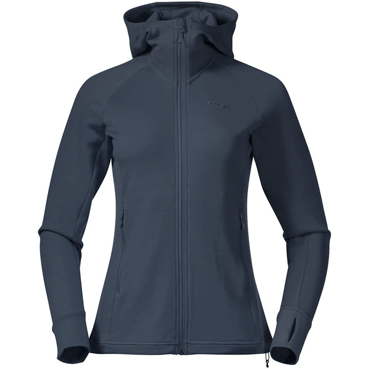 Bergans Ulstein Wool Hood W Jacket XS Orion Blue, XS Orion Blue