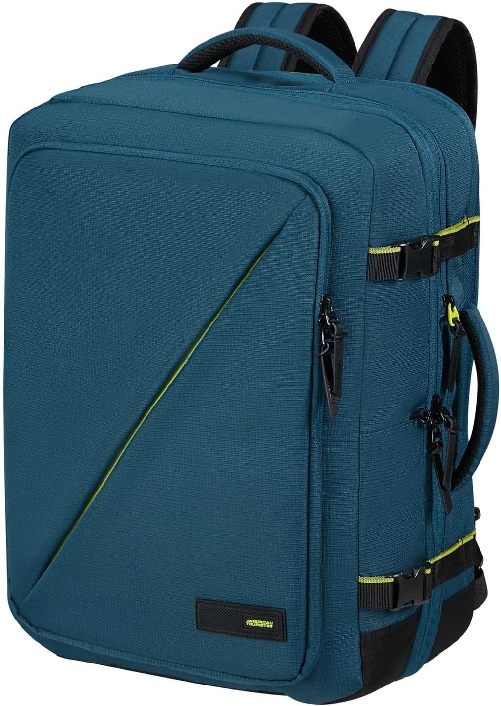 American Tourister Take2Cabin - Erweiterbarer Reiserucksack 17,3 Zoll, 55 cm, 42,5/48,5 l, Blau (Har