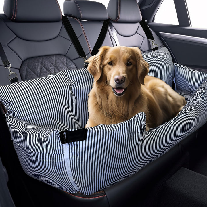 Hunde Autositz Hundebox 110 x 45 x 55 cm für Grosse und Mittlere Hunde, Praktischer Hundesitz Auf De