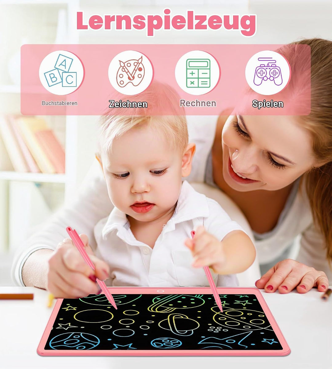 LCD Schreibtafel Spielzeug für Kinder,Bunte Zeichentablett Doodle Board Elektronische Zeichnung Tabl