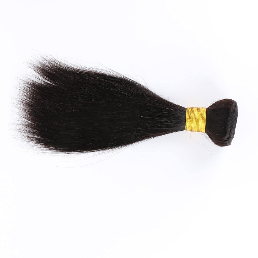 Huarisi 1 Bundle Human Hair Straight, 8 Zoll Brazilian Virgin Gerade Echthaar Bündel, 8a Unprocessed