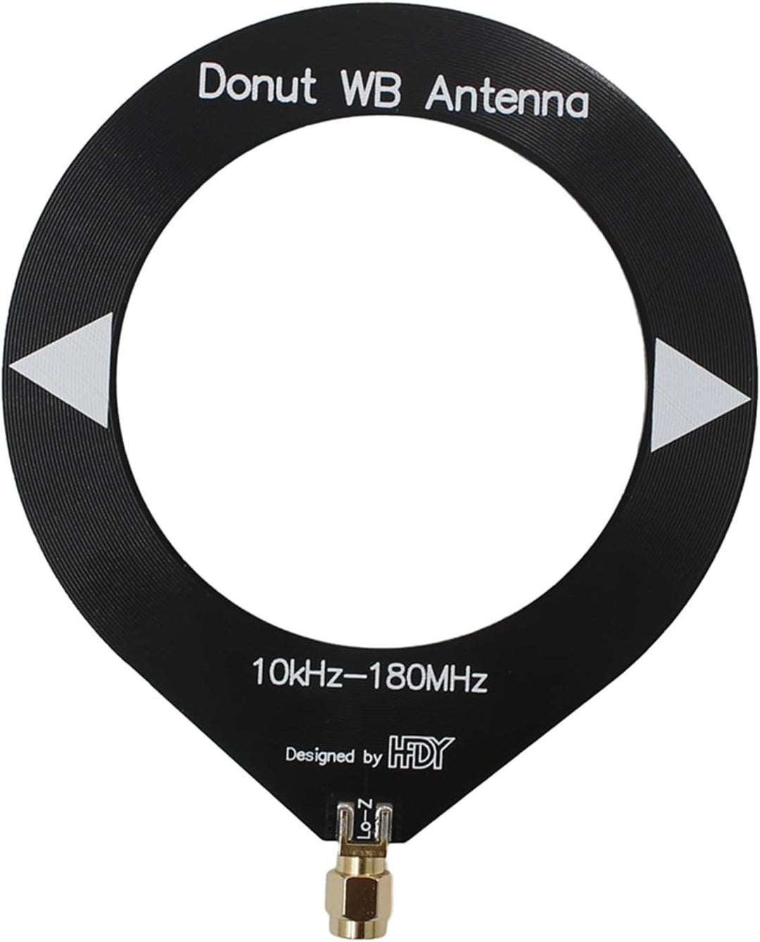 SPORTARC Donut AM MW/SW Antenne, tragbare Mini-Schlaufenantenne, 10 kHz-180 MHz für HFDY Malahiteam