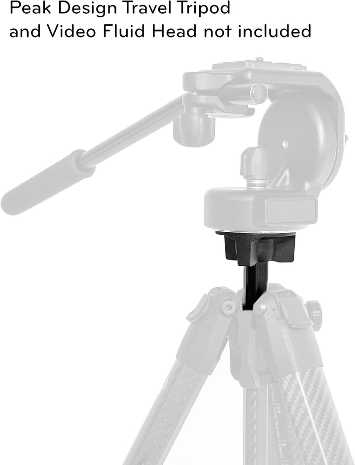 Peak Design Universal Head Adapter für die Verwendung markenfremder Stativköpfe an dem Peak Design T