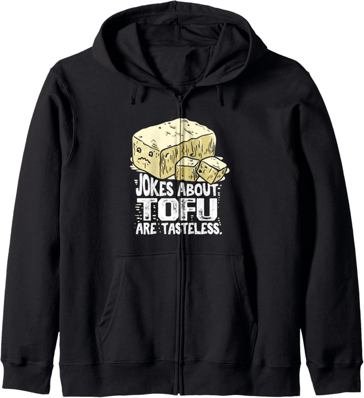 Lustiges Tofu-Geschenk für einen Veganer oder Vegetarier Kapuzenjacke