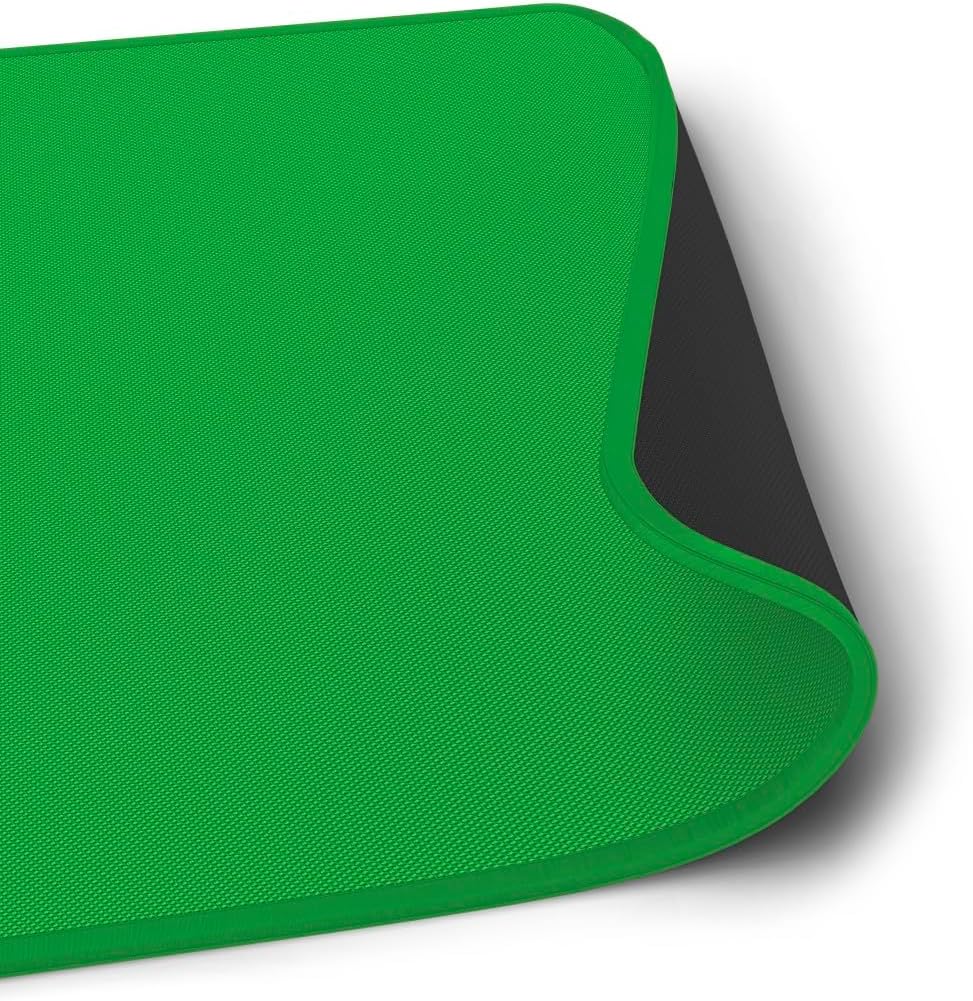 uRage Gaming-Mauspad “Greenscreen 250 Desk-Mat”, Grün, Anti-Rutsch-Beschichtung, Naturgummi, für Tas