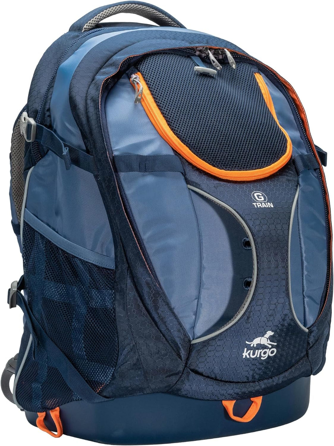 Kurgo G-Train Hunderucksack, Mit integriertem Haustierfach, Wasserfester Boden, Für Haustiere bis zu