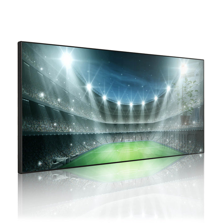 banjado Magnettafel schwarz 78 x 37cm / Magnetwand Metall/Magnetpinnwand als Memoboard/Pinnwand Magn