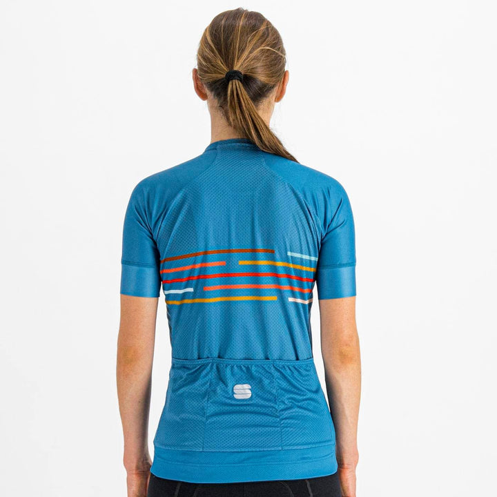 Sportful Damen Vélodrome W Ss JRS Sweatshirt XS Beerenblau, XS Beerenblau